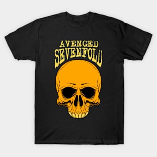 avenged gold skull T-Shirt